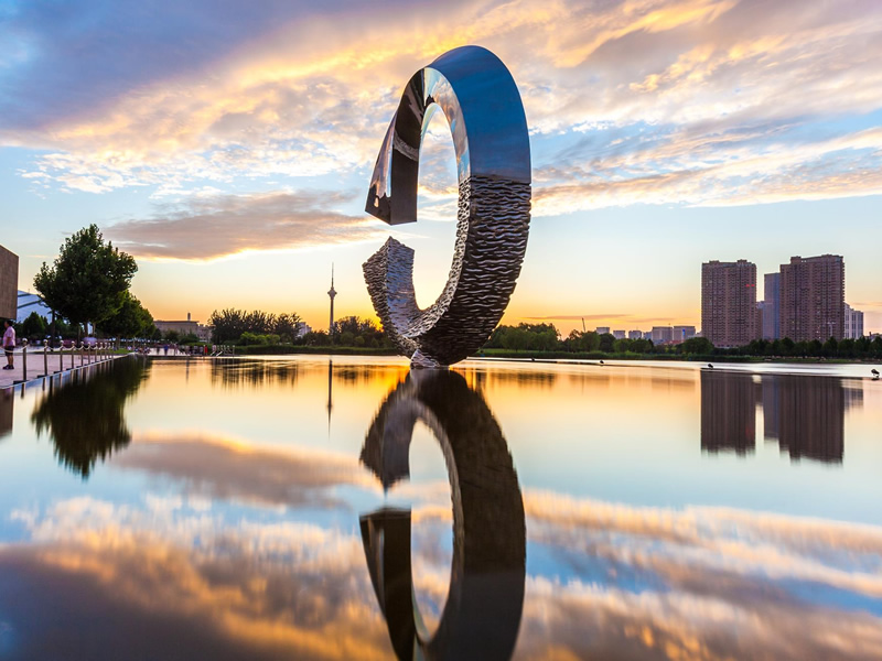 湖南不銹鋼雕塑案例